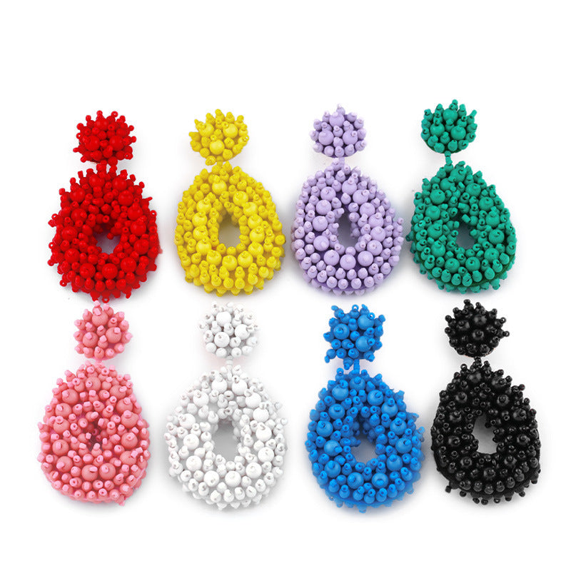 Bohemian Ohrringe Woven Bead Ohrringe