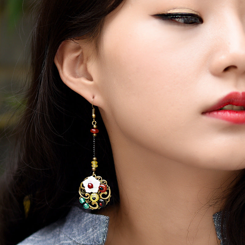Retro Earrings Literary Earrings