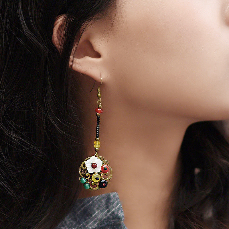 Retro Earrings Literary Earrings