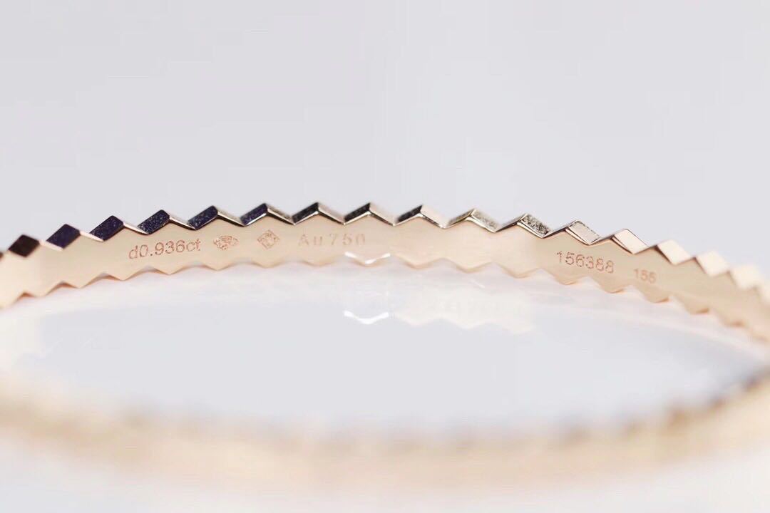 S925 Sterlingsilber Honigwaben-Armband – V-Gold Vergoldet mit Mikrofondetail