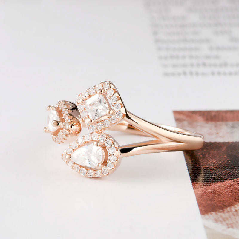 Roségoldener Ring aus Sterlingsilber – Eleganz im Pandora-Stil