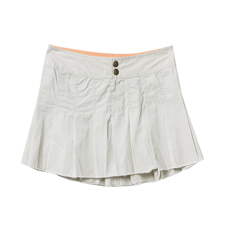 Oxygen American Retro Hot Girl Faltenrock – Kurz und vielseitig