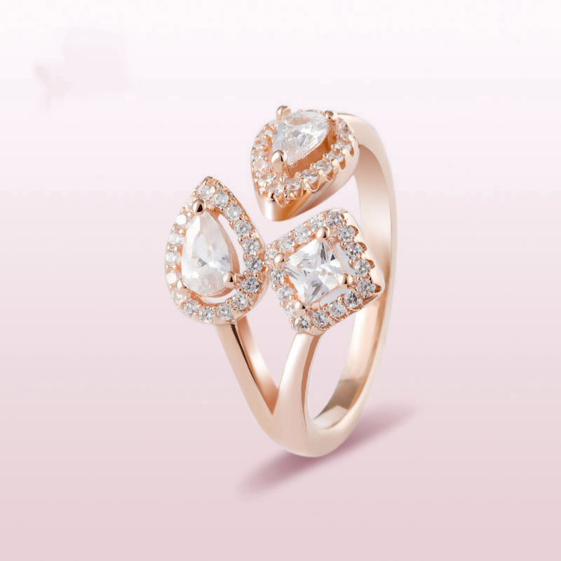 Roségoldener Ring aus Sterlingsilber – Eleganz im Pandora-Stil