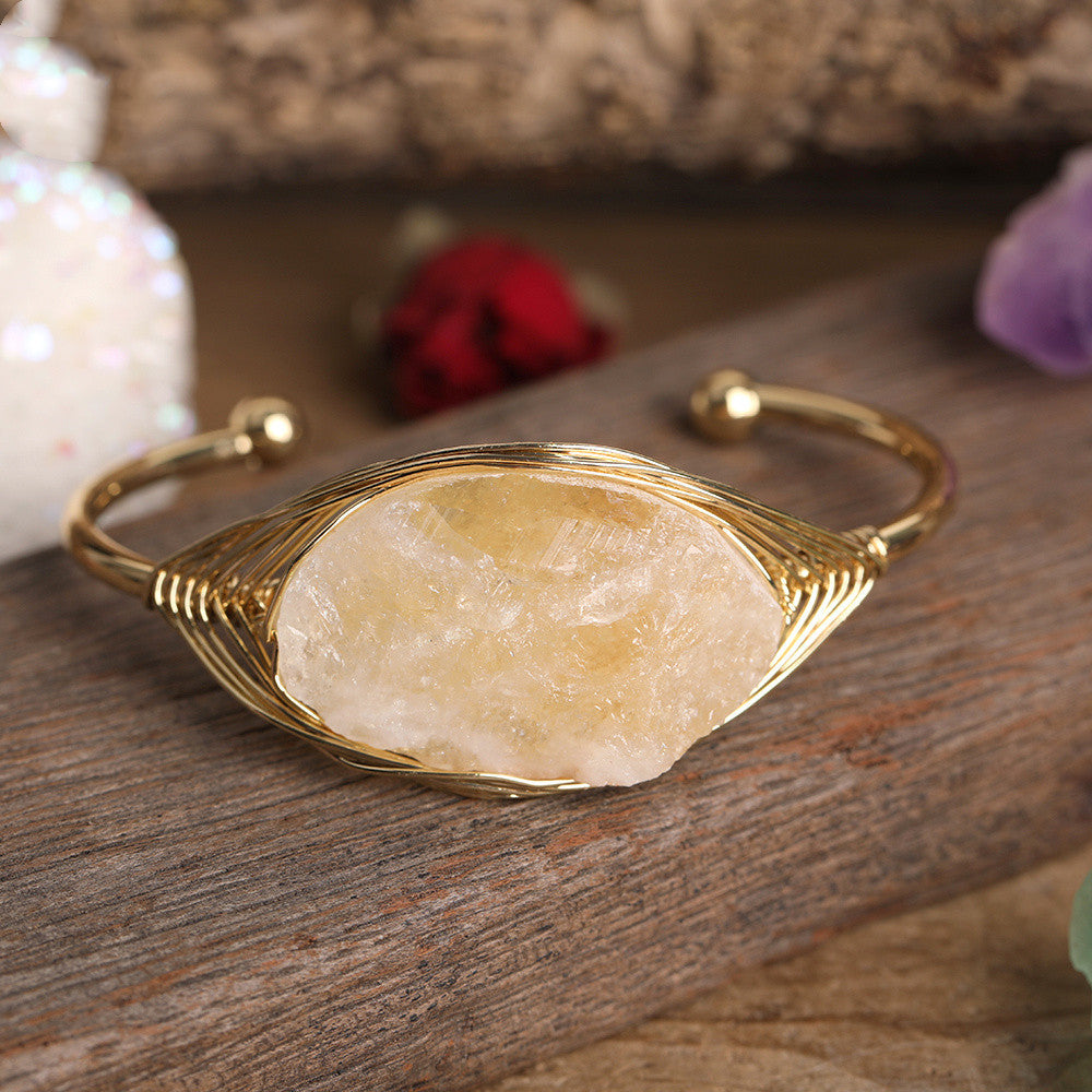 Damen Mode Gold Kupferdraht Armband