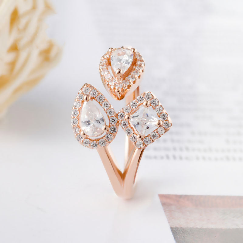 Roségoldener Ring aus Sterlingsilber – Eleganz im Pandora-Stil
