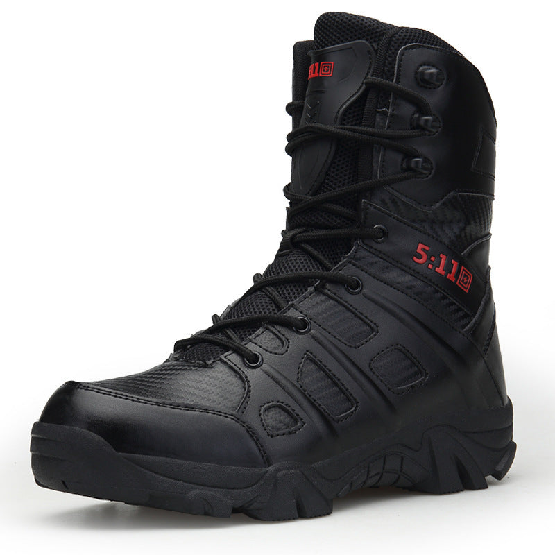 Botas militares de exterior de caña alta para hombre: robustas y versátiles