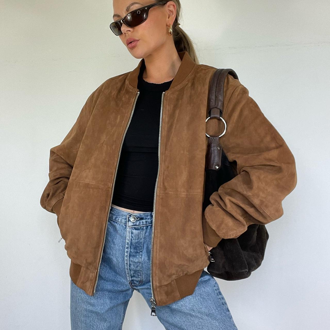 Retro Street Style Einfarbige Loose Hot Girl Zipper Jacke