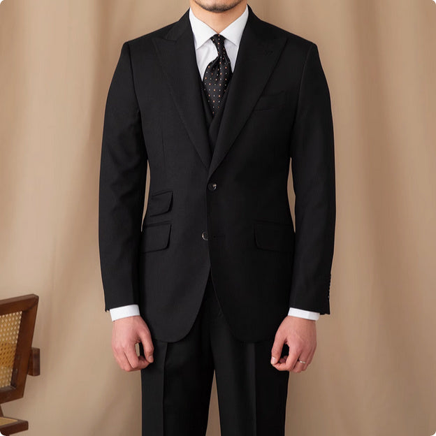 Business suit made of pure wool - three-piece