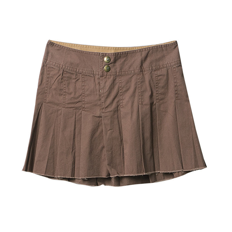 Oxygen American Retro Hot Girl Faltenrock – Kurz und vielseitig