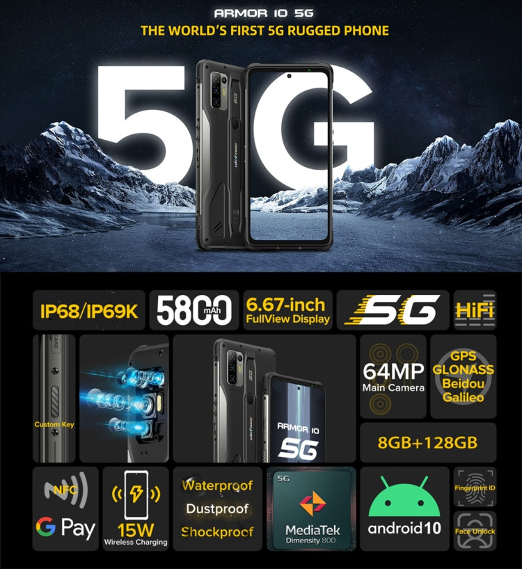Ulefone Armor 10 5G – The ultimate outdoor smartphone for the highest demands