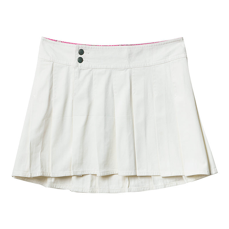Oxygen American Retro Hot Girl Faltenrock – Kurz und vielseitig