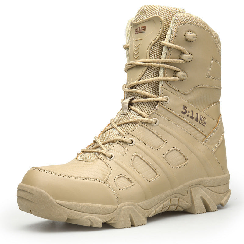 Botas militares de exterior de caña alta para hombre: robustas y versátiles