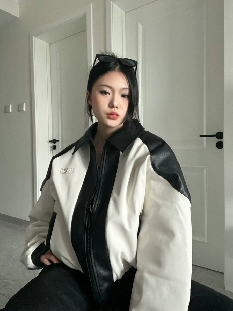 Loose-fitting long-sleeved top for spring