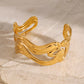 Anissa Wavy Gold Armband