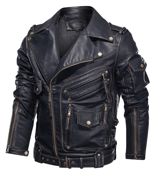 Vintage-Lederjacke für Herren