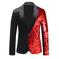 men's sequin jacket dance suit
