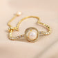 Mode Perlen-Strap Diamant-Armband – Elegant