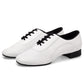 Herren-Lederschuhe für Modernen Tanz – Stilvolle Outdoor-Latin-Tanzschuhe mit Gummisohle