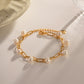 Französisches Elegantes Armband – Damen Süßwasserperlen-Armband