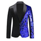 men's sequin jacket dance suit