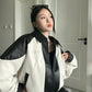 Loose-fitting long-sleeved top for spring