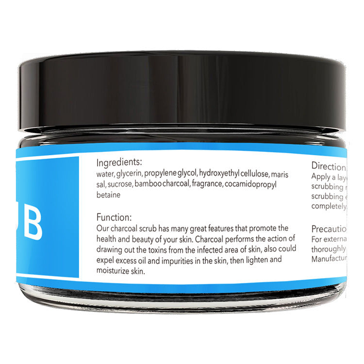 Bamboo Charcoal Face Scrub Exfoliating Gel für Hautpflege