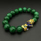 Pulsera camaleón oro arena