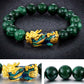 Pulsera camaleón oro arena