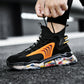 Zapatos de plataforma altos de palomitas de maíz deportivos informales de moda de gran tamaño: zapatos casuales elegantes y funcionales