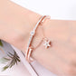 Pulsera de moda de oro rosa