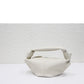 Modische Damen-Dumpling-Handtasche – Bunte Wolkenform aus weichem Leder