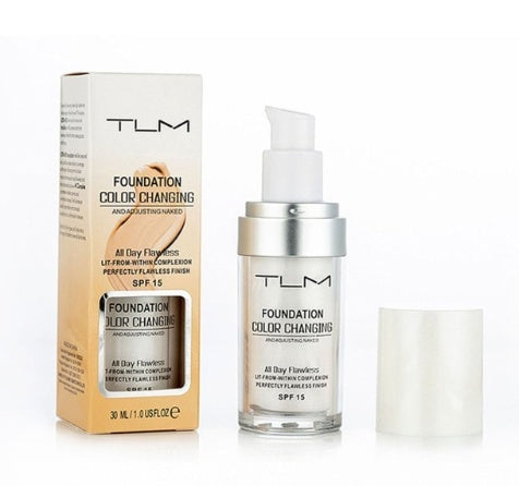 Temperatur Flüssige Foundation Concealer Tragbare Natürliche Farbe Makeup Foundation BB Concealer