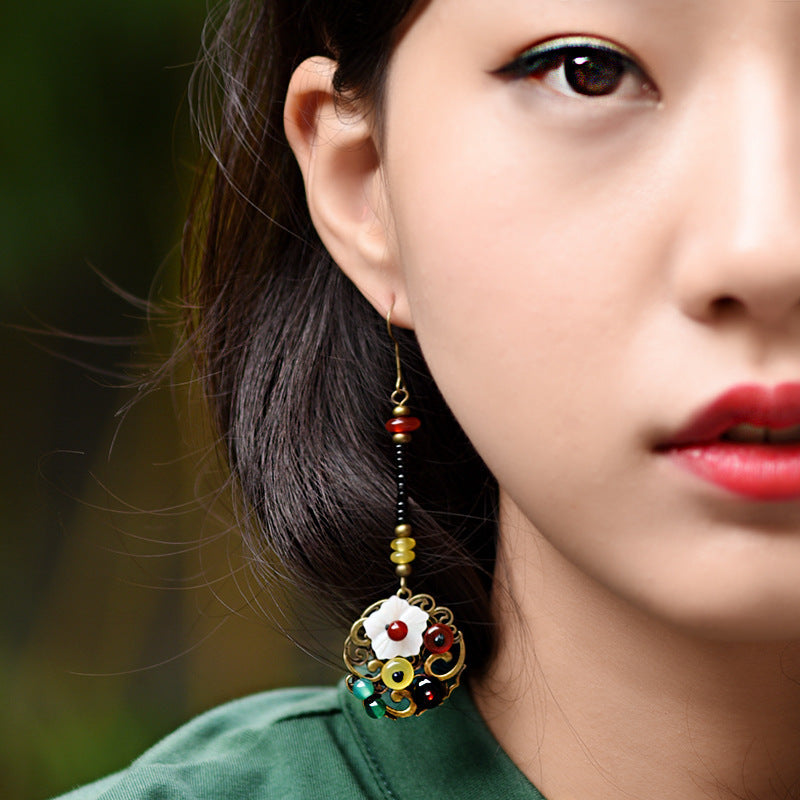 Retro Earrings Literary Earrings