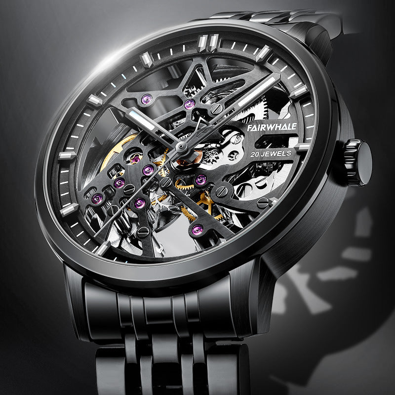 Elegant automatic watch with fascinating design