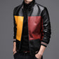 Leather jacket for men, casual style