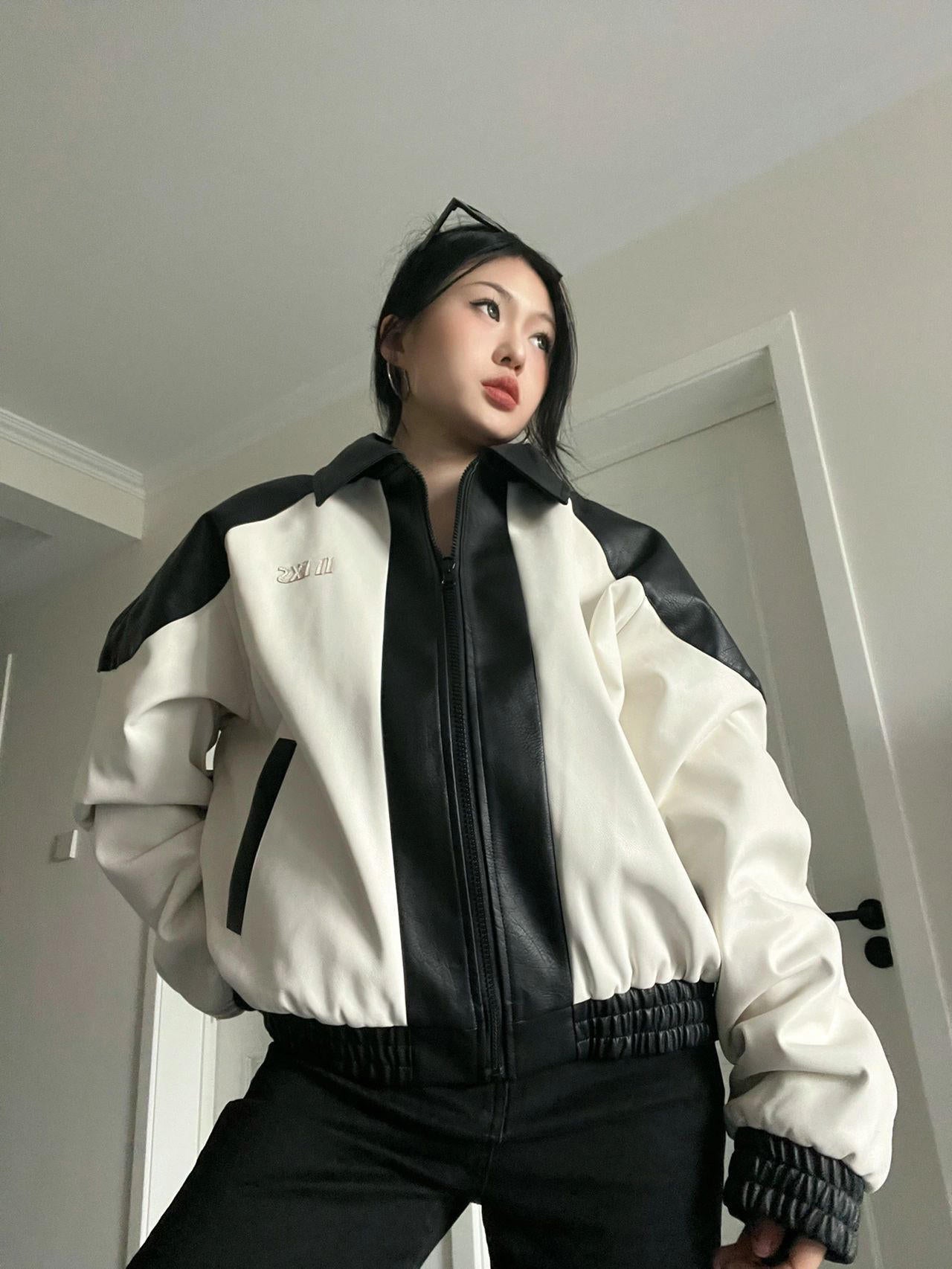 Loose-fitting long-sleeved top for spring