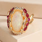 Gold-plated ring – European-American style with extravagance