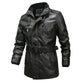 motorcycle washed leather