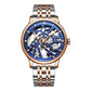 Elegant automatic watch with fascinating design