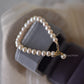 14K Gold Bracelet with Natural Pearl