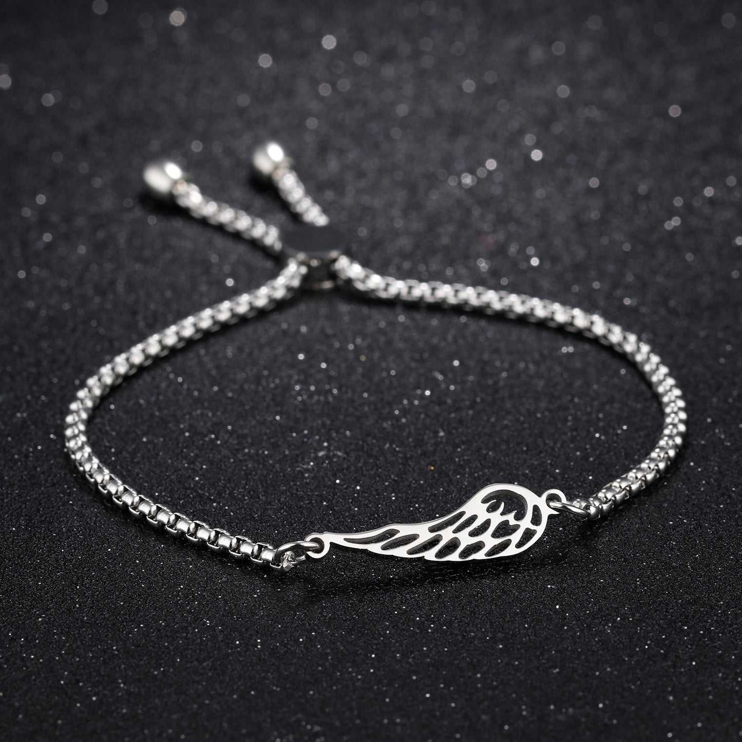 Roségold Feder Armband