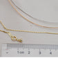 Kettenverlängerungskette 18K Gold Halskette Sleeve Kettenhalter DIY Zubehör