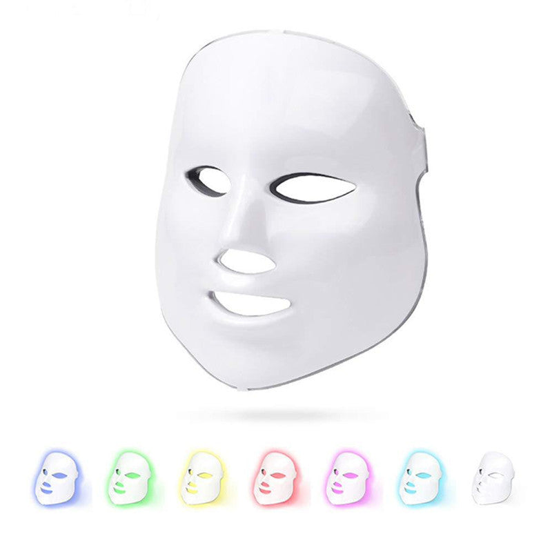 LED Beauty Maske mit 7 Farben Licht für Zuhause