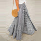 Damenrock im Karo-Design mit elastischer Taille