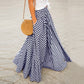 Damenrock im Karo-Design mit elastischer Taille
