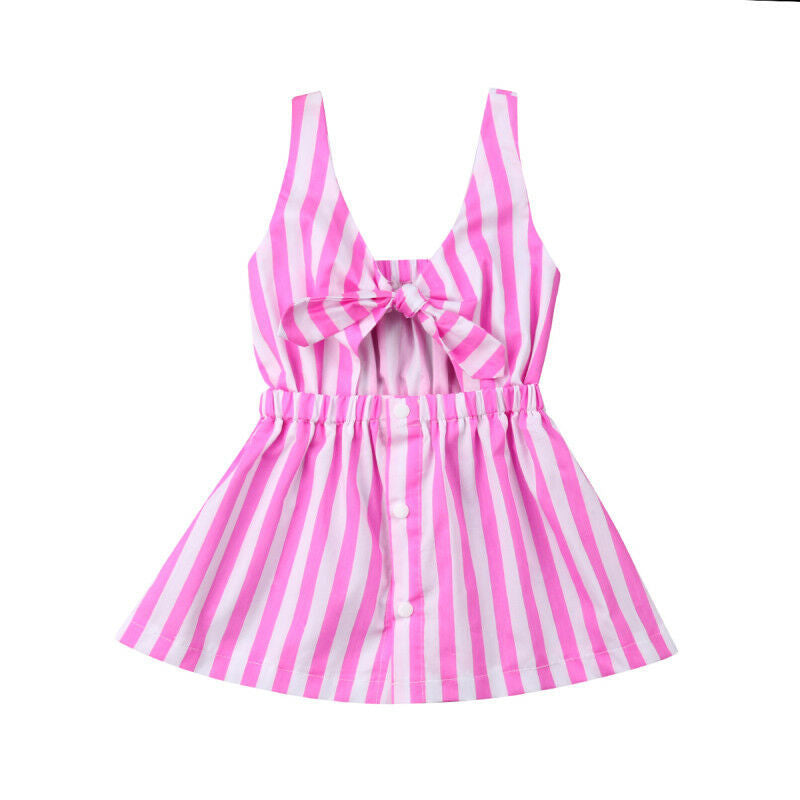 Wunderschönes Mädchenkleid aus hochwertiger Baumwolle – Sommerkleid mit Rock