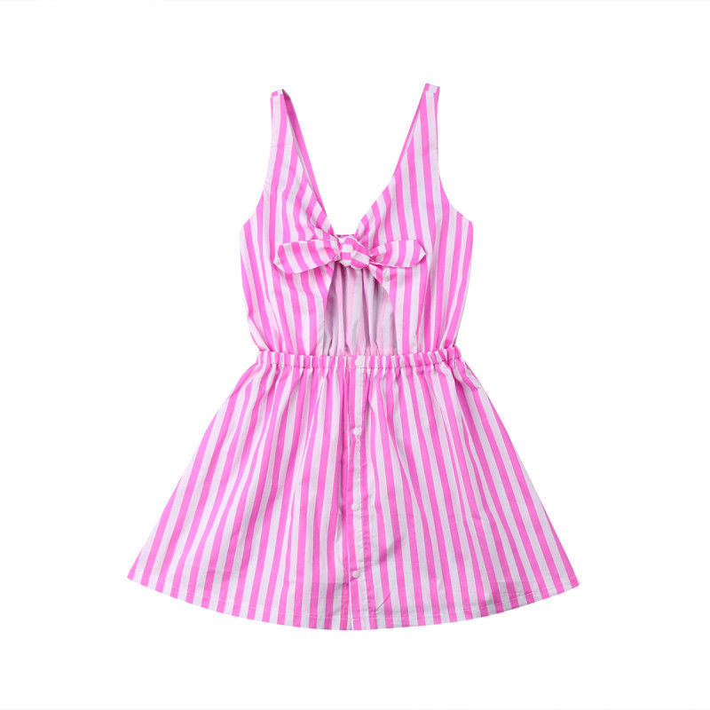 Wunderschönes Mädchenkleid aus hochwertiger Baumwolle – Sommerkleid mit Rock