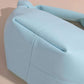 Modische Damen-Dumpling-Handtasche – Bunte Wolkenform aus weichem Leder