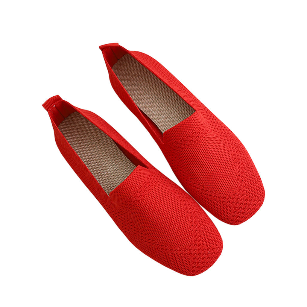 Comfortable women's ballerinas with square toe - stylish and comfortable for leisure and everyday wear