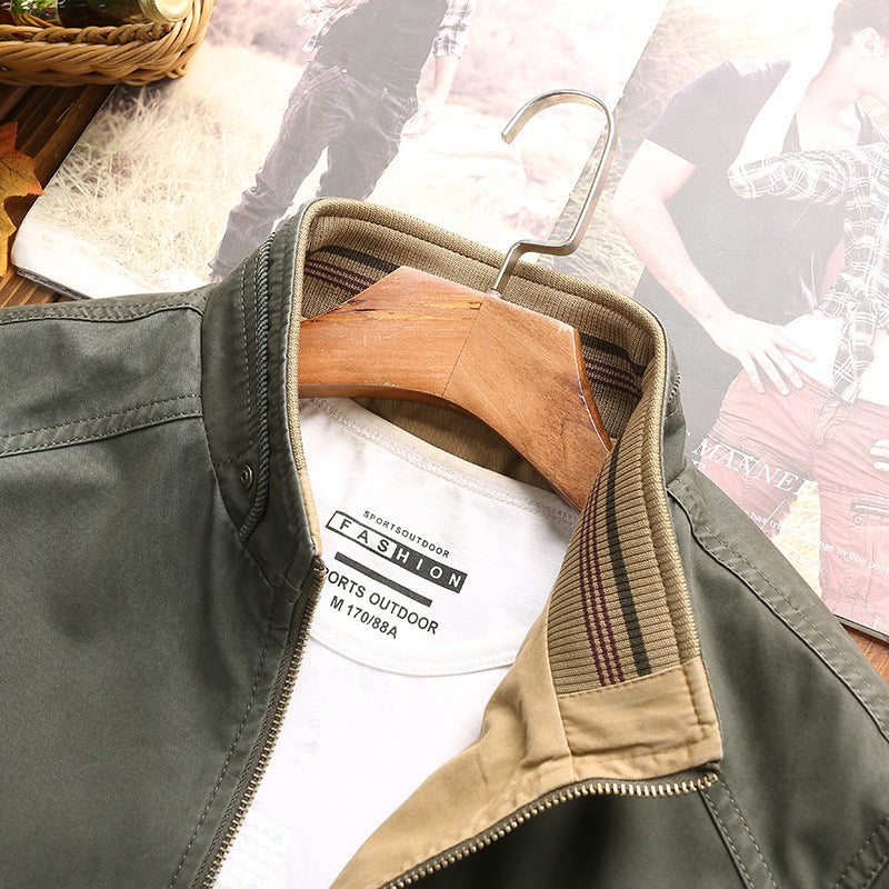 Chaqueta de ocio para exteriores, utilizable por ambos lados, corte holgado, chaqueta nueva